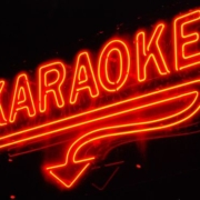 Karaoke bord neon