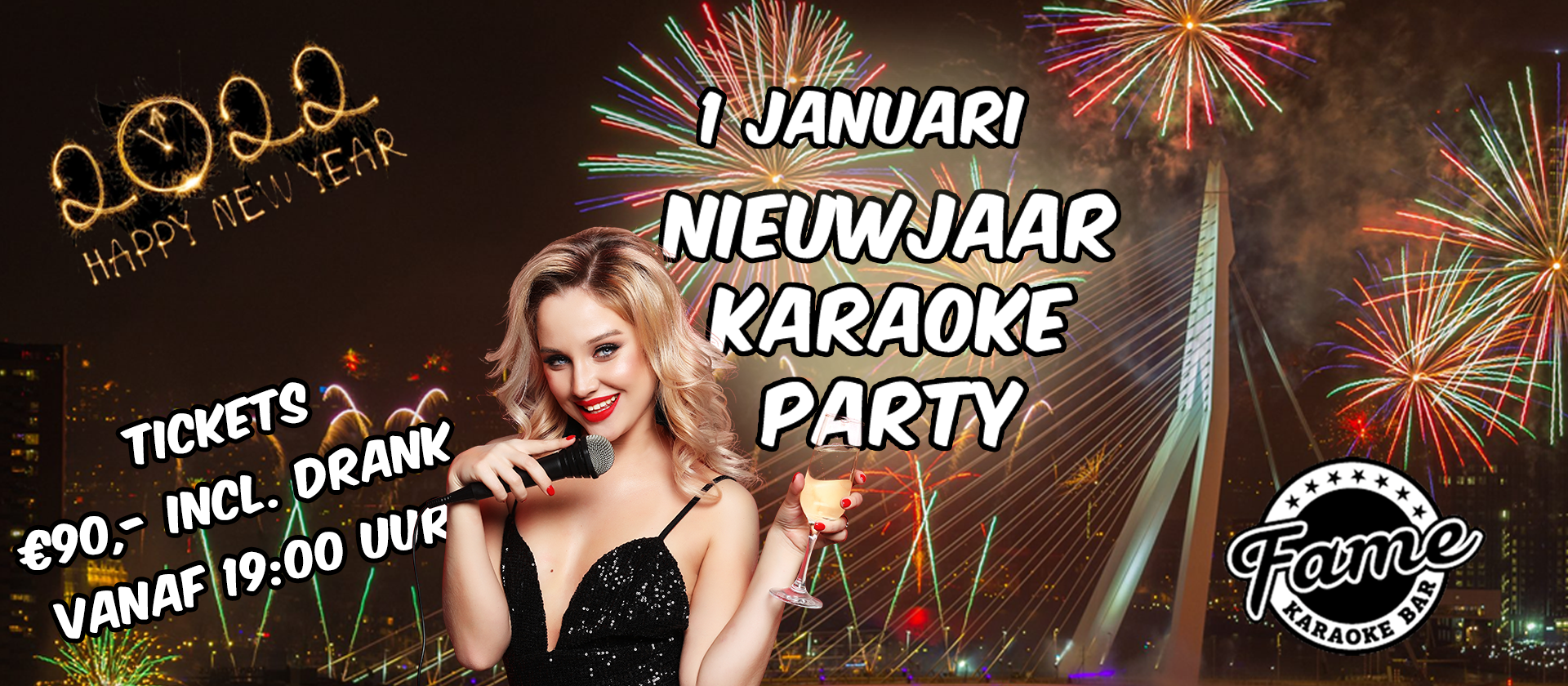 nieuwjaarsfeest Rotterdam karaoke